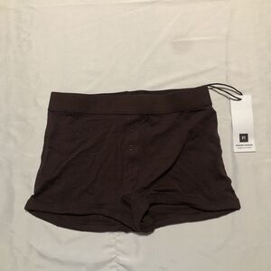 NWT Richer Poorer Womens Femme Boxer Boyshorts Modal Briefs Java Underwear XS